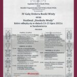 Festiwal historia Plakat edycja 2021 r.