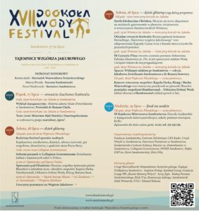 XVII Dookoła Wody Festival program